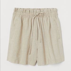 Linen Blend Shorts
